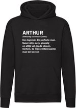 Arthur Woordenboek Grappige Hoodie - verjaardag - jarig - slim - grappig - cadeau - unisex - trui - sweater - capuchon