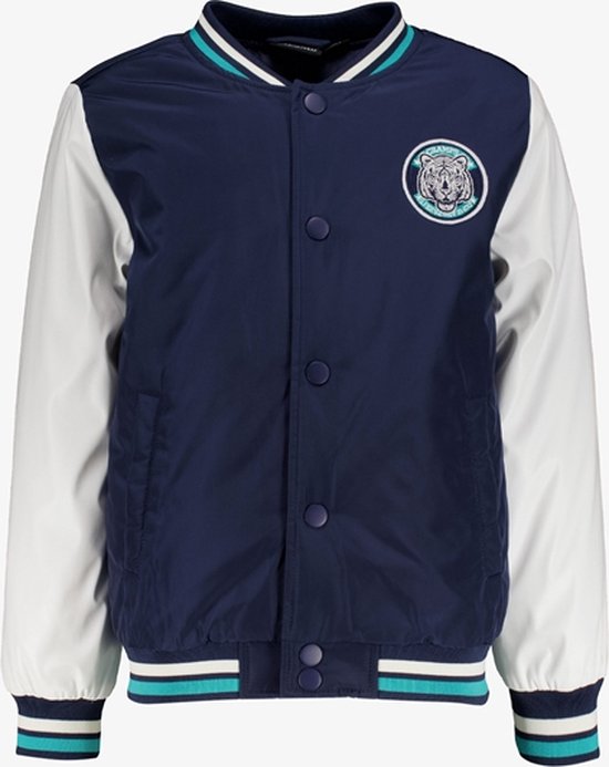 Unsigned jongens baseball jas blauw - Maat 170