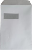 C4 Akte Envelop met venster links (229 x 324 mm) - 120 grams met stripsluiting - 250 stuks