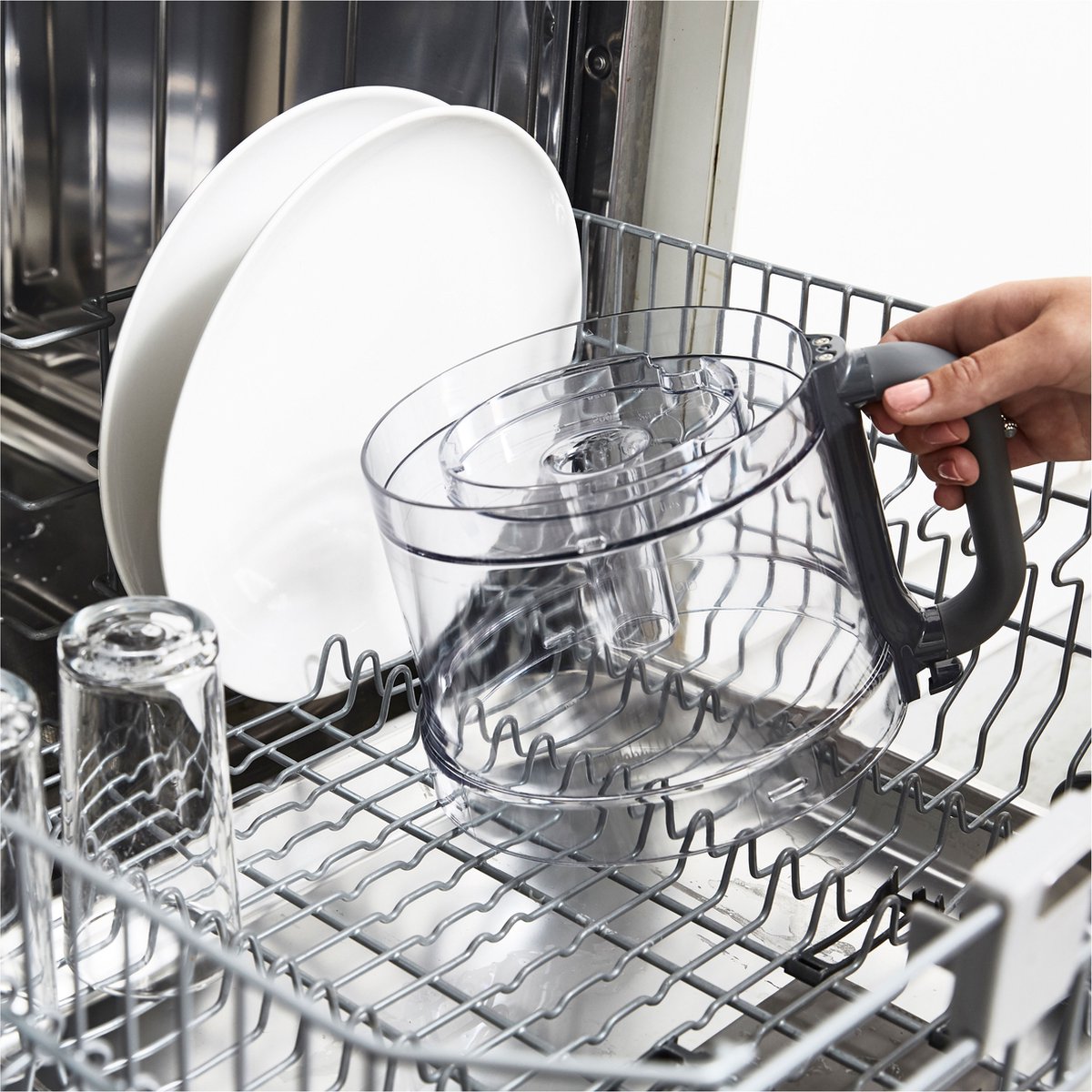 Kenwood FDM73.480SS MultiPro One Touch - Foodprocessors - Zilver - Ingebouwde digitale weegschaal - Express Serve thumbnail 6