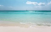 Fotobehang - Zee - Tropisch - Strand - Blauw- 400x250cm - Komar Azur Ocean