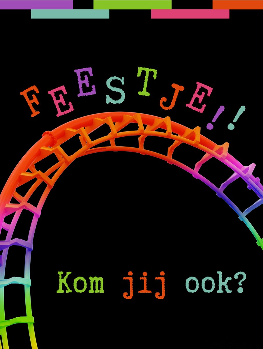 Lise Schrijft | Uitnodiging Kinderfeestje | Duurzaam | Jongen | Meisje | 15 ECO-kaarten | Achtbaan | Pretpark | met leuke duurzame SLUITSTICKER | inclusief duurzame kraft ENVELOP | | FSC Mix credit, EU Ecolabel, ECF gecertificeerd