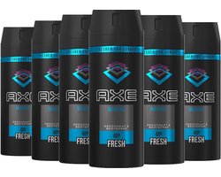 Axe Deo Spray 150 ml Marine - Voordeelverpakking 6 stuks