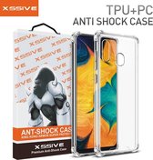 Xssive Back Cover voor Samsung Galaxy A20e - Anti Shock - Transparant