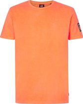 Petrol Industries - Heren Logo T-shirt Enchant - Oranje - Maat S