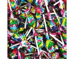 Mijn Snoepgoed - Cola Fun Pop Disco Lollies - Circa 150 Stuks - Lolly - Cola Knotsen - Lollie - Bulk verpakking - Silo - Leuk voor Traktaties