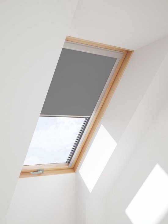 Standaard Verduisterend Rolgordijn voor VELUX Dakramen, S08, 608, Grijs