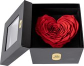 Rosuz Rozenhart rood - Roos In luxe box - Eeuwige bloemen - Cadeau voor haar - Giftbox man en vrouw - Romantisch cadeau - Bestel het perfecte liefdes cadeau