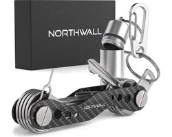 Carbon Sleutelhanger - Sleutel Organizer - 2 tot 20 Sleutels - Key Organizer