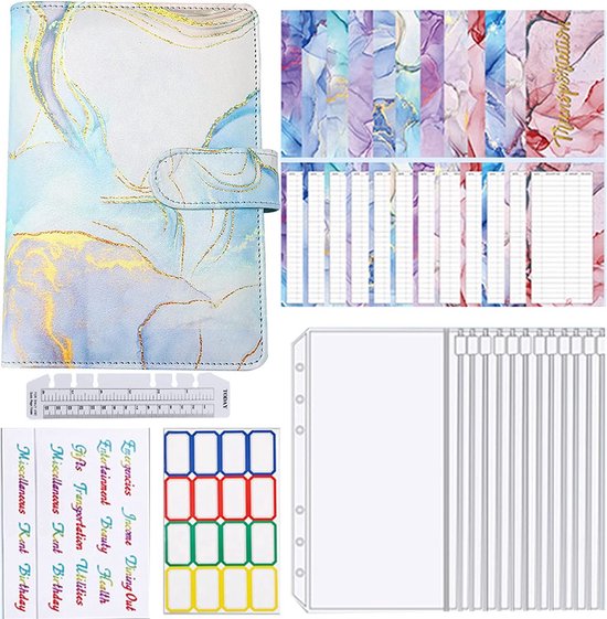 Foto: Budgetplanner budget budget planner map budgetplanner met geld mapjes huishoudboekje leren omgaan met geld financi le vrijheid budget planner met geldmapjes financi le planner geld besparen spaarmap kasboek budget planner