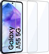 2x Geschikt voor Samsung Galaxy A55 - Screenprotector - Beschermglas - GuardCover