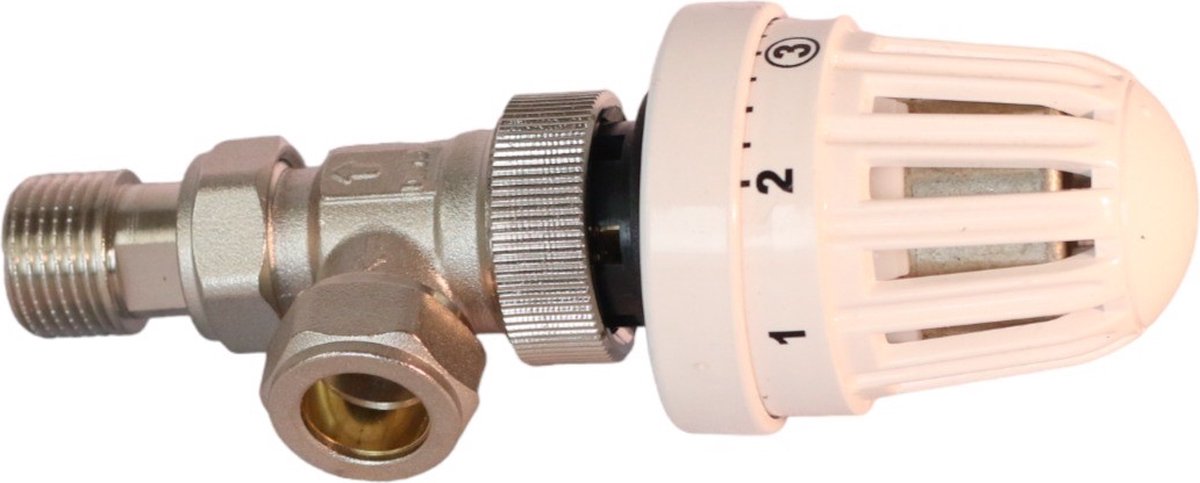 Solidparts Thermostaatkraan Haaks Verkeerd 1/2″ x 15mm knel