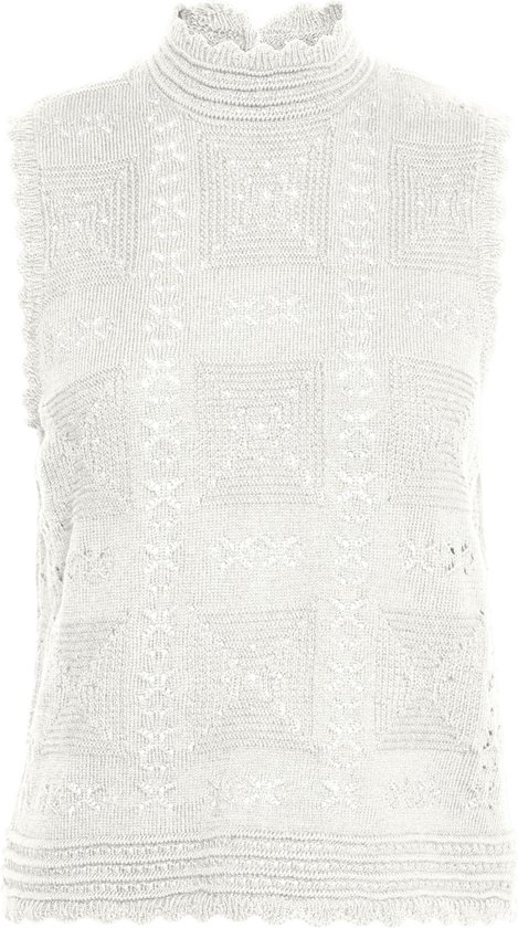 Vero Moda Top Vmjayla Sl High Neck Top Vma 10304242 Snow White Dames Maat - S