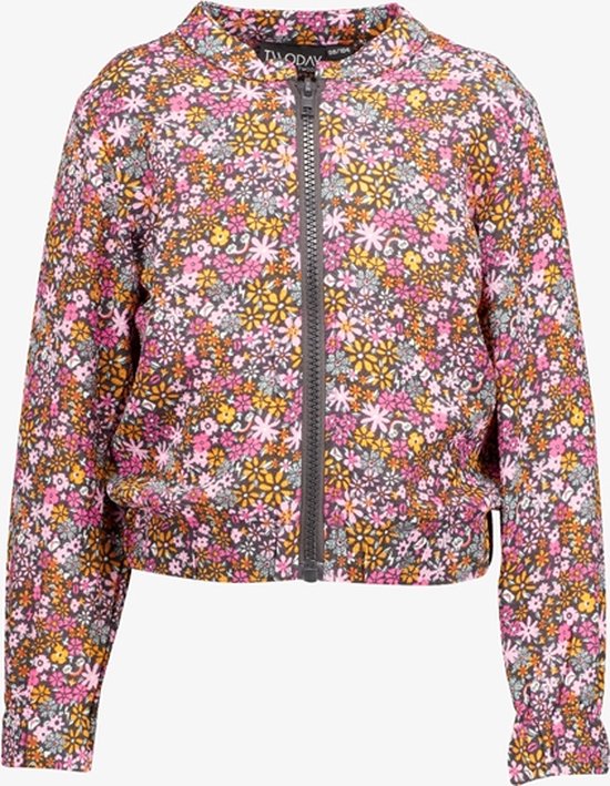 TwoDay meisjes vest met bloemenprint - Roze - Maat 110/116