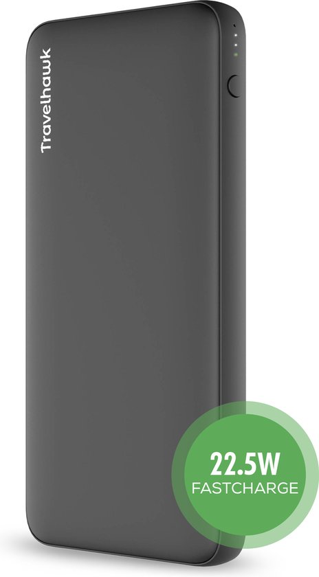 LogiLink PA0328 Powerbank 10000 MAh: 2 Porte USB-A E 1 USB-C Con Ricarica Rapida, Indicatore LED, Nero