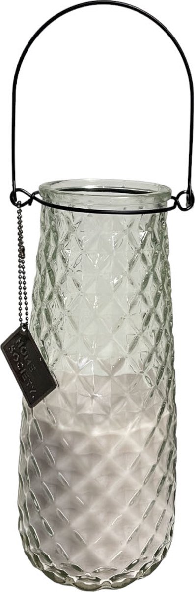 Home Society - Kaars - Vitra - Hangkaars - Greige - 9.7x9.7x21.5 cm - 98 branduren