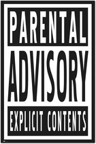 Poster Parental Advisory Vertical 61x91,5cm