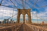 Fotobehang - Brooklyn Bridge 375x250cm - Vliesbehang