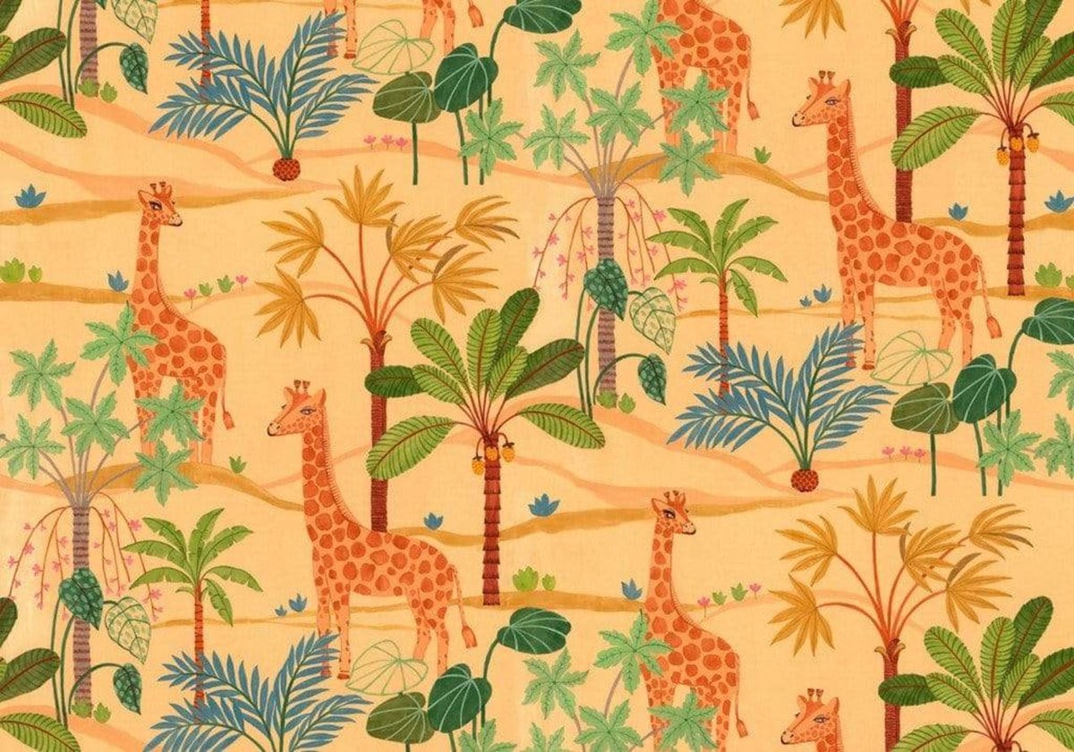 Fotobehang - Giraffe Crew 400x280cm - Vliesbehang