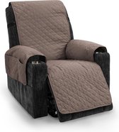 Waterdichte stoelbeschermer, dubbelzijdig bruikbare fauteuilhoes, relaxstoelbeschermer, huisdiervriendelijk, antislip, afneembaar en wasbaar, zetelbeschermer voor televisiestoel (koffie)