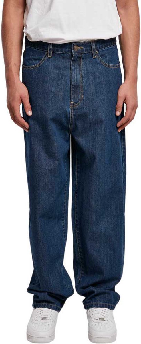 Urban Classics 90‘s Jeans Wijde broek Taille 38 inch Donkerblauw