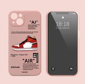 Iphone 14 Pro Max | Roze | Case | Hoesje | Nike Air Jordan