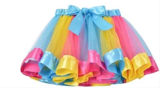 Jumada's - Rok Tutu Arc-en-ciel exclusive pour Filles de 3 mois à 2 ans - Perfect pour les soirées dansantes - Vêtements pour enfants