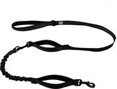 Duvo+ Ultimate Fit On-The-Road Leiband Fashion Granite Black 130cm - 16mm