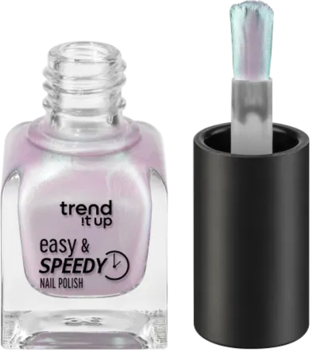 Trend it up Nagellak Easy & Speedy 200 Parel Violet - 6 ml - Pearl Violett - Aanmaakblokjes