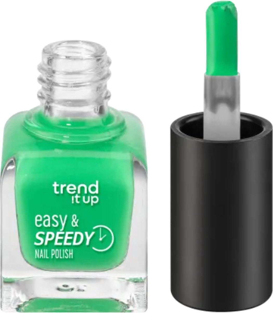 Trend it up Nagellak Easy & Speedy 145 Groen - 6 ml - Aanmaakblokjes