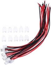 Connecteurs Micro JST 1,25mm - Lot De 20 Jeux Mâle/femelle Avec Fils - Pour LED, RC, Batterie