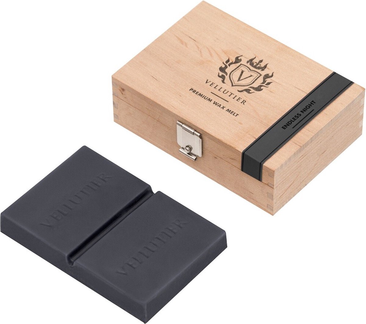 Goedkoopste HomeBound by KY | Wooden Box Wax Melt | Endless Night | warm en verleidelijk