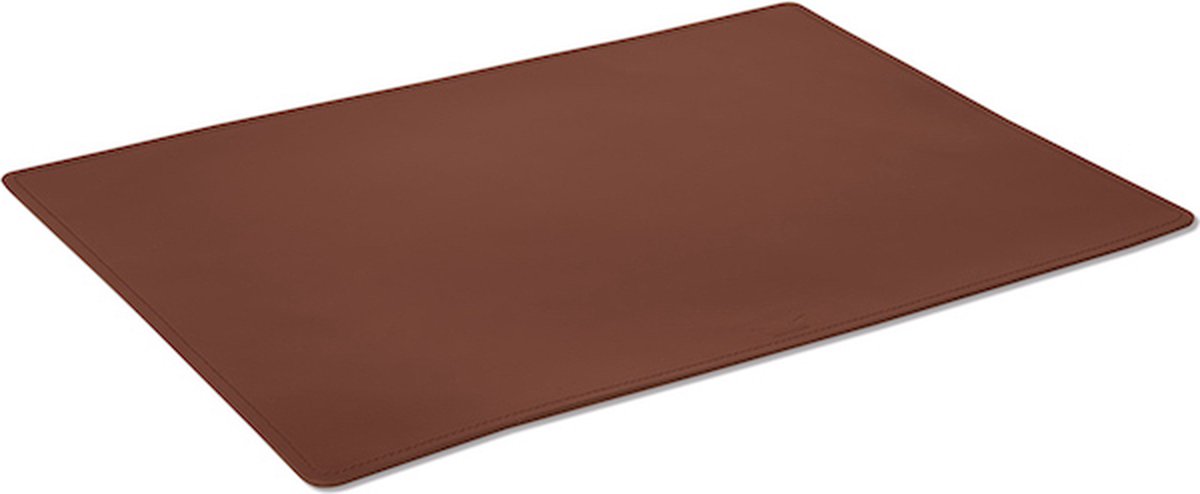Dutchdeluxes - Volnerf - Leer - Placemats - Duurzame bescherming - Luxe - Bruin Cognac