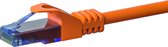 Danicom UTP CAT6a patchkabel / internetkabel 0,25 meter oranje - 100% koper - netwerkkabel
