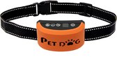 PET DOG® - Anti blafband voor honden - 3 t/m 60 Kg - Oplaadbaar - Anti blaf band - Trainingsband - Vibratie en geluid - Shock aan/uit instelbaar