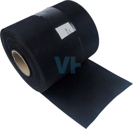 Foto: Zincover epdm dakfolie strip breedte 20 cm lengte 20 meter dikte 1 2 mm