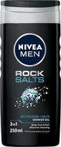 NIVEA Men Rock Salts Douchegel - 250 ml