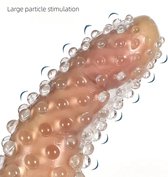 Manchon de doigt à grosses particules, Stimulation en Crystal , flirt érotique, Masturbation, préservatif à doigt pointu, jouets sexuels pour adultes, plaisir pour hommes