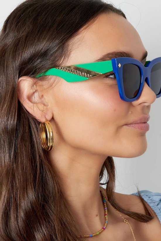 Zonnebril basic/goud Wit PC One size van Sunglassesshop — afbeelding 2