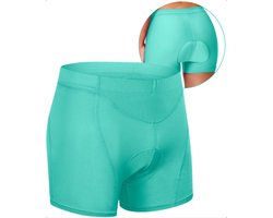 Go Go Gadget - Dames- & Herenfietsonderbroek met Zeem - Mint - XXL