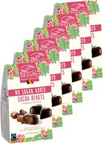 Belvas | Chocolade Harten | Hazelnoot Praline | 6 stuks | 6 x 100g