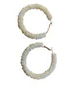 Oorbelen - ronde oorbellen - oorbel hangers - mulit collor oorbellen- glaskraal oorbel - glaskralen oorbellen