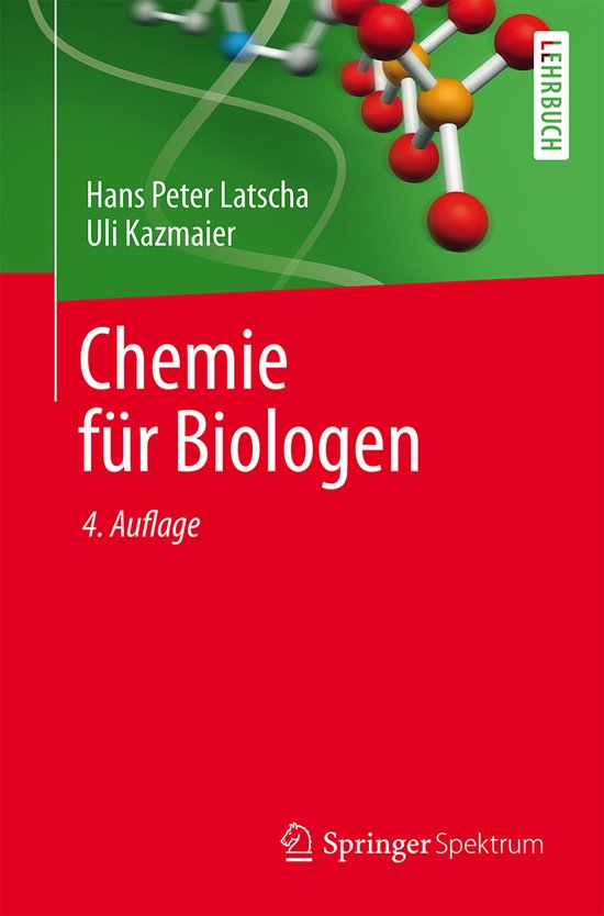 Chemie fuer Biologen - cover