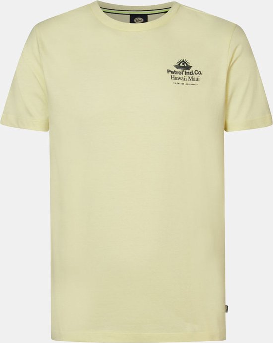 Petrol Industries - Heren Artwork T-shirt Radient - Geel - Maat XL