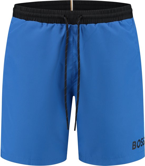 HUGO BOSS Short de bain Starfish - maillot de bain pour homme - bleu moyen - Taille : S