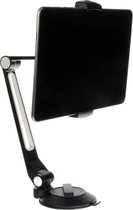Universele tablethouder 360 ° draaibaar | Voor tablet, mobiele telefoon, smartphone & camera | compatibel met bijna alle apparaten (van 4 tot 11 inch) | Desktopstaander Met zuignap voor alle 