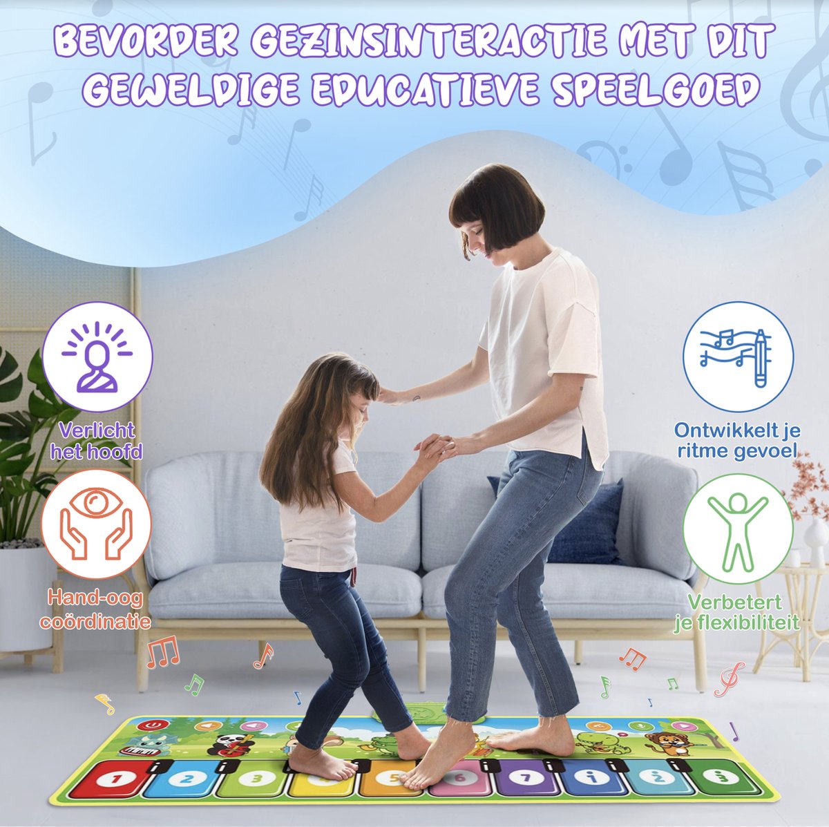 MIRO Muziekmat - Speelgoed Voor Kinderen thumbnail 3
