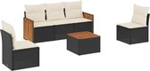 vidaXL-6-delige-Loungeset-met-kussens-poly-rattan-zwart