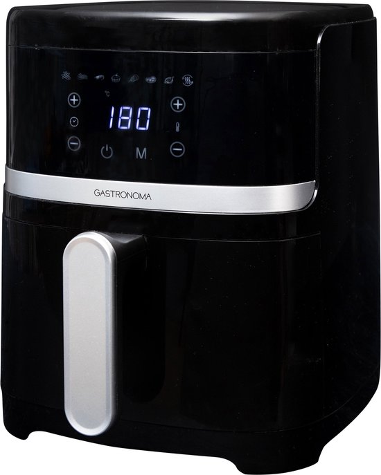Gastronoma 18290005 Airfryer 4,2 Liter Digitale Hete Lucht Friteuse Zwart