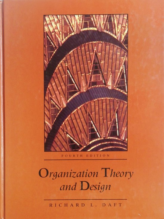 Organization Theory and Design